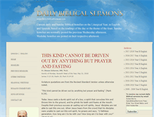Tablet Screenshot of dailybiblicalsermons.com